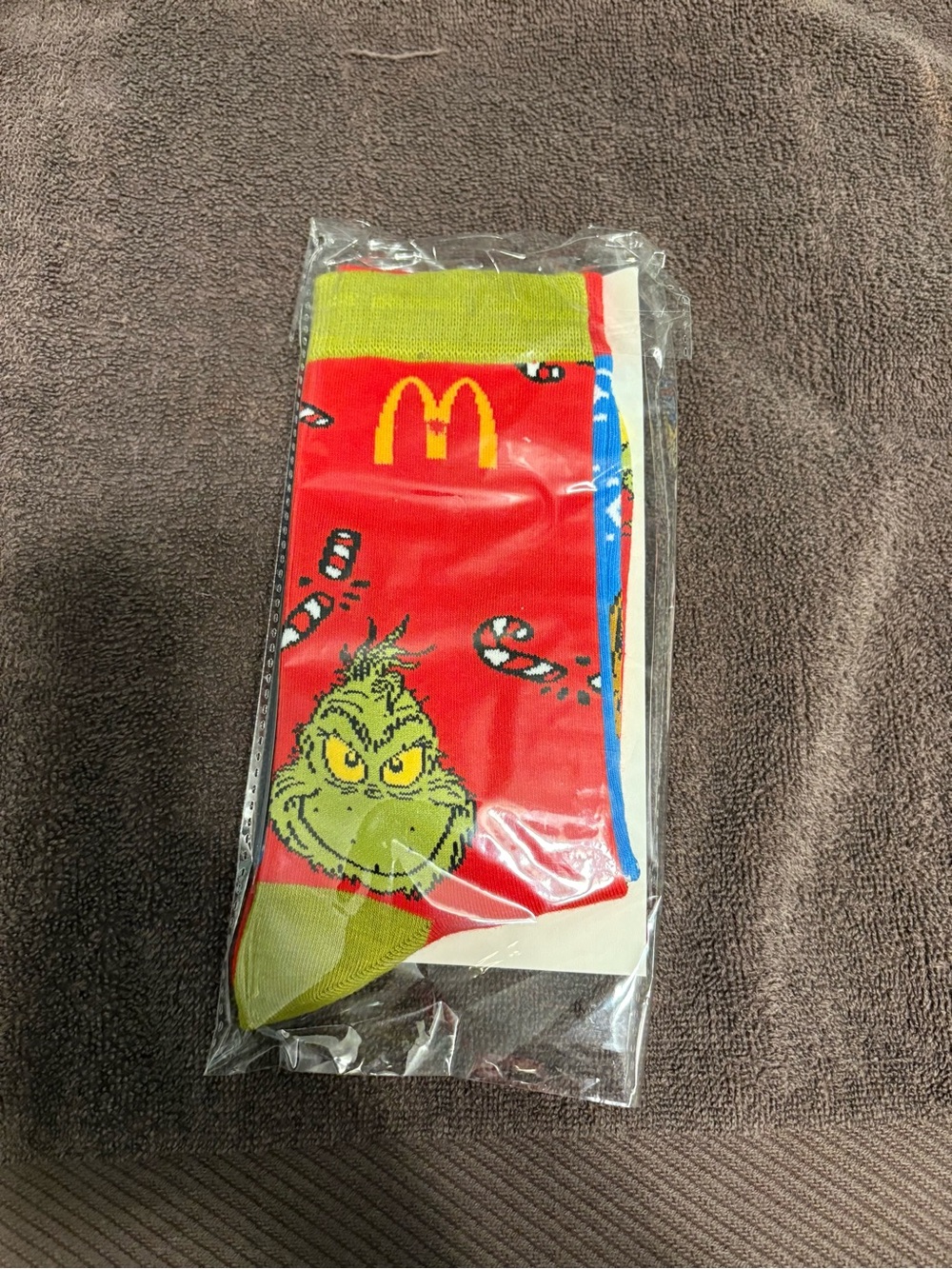 2024 McDonald Grinch socks
